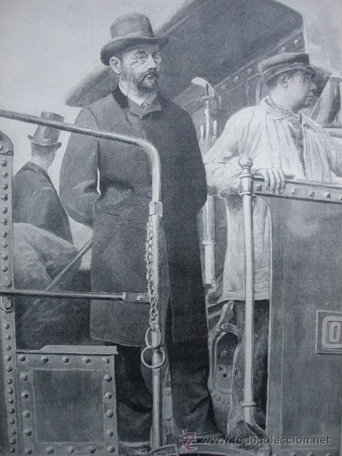 Arte: EMILIO ZOLA EN TREN - Foto 1