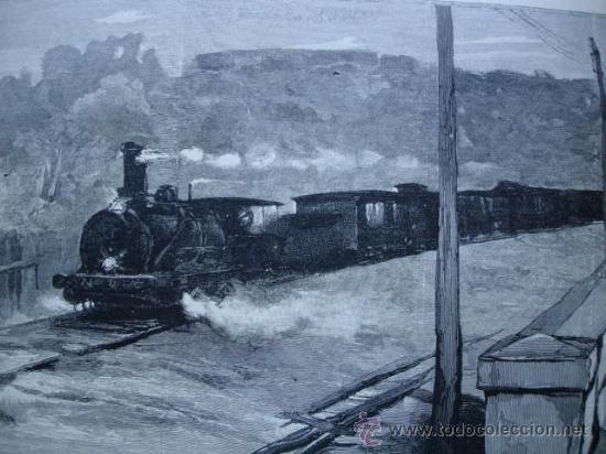 Art: TREN EN MARCHA.ARTURO CARRETERO