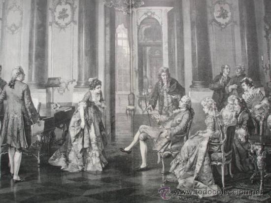 Arte: CONCIERTO EN LA CORTE,ERDMANN - Foto 1