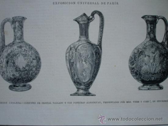 PARIS,EXPOSICION UNIVERSAL  JARRONES INGLESES