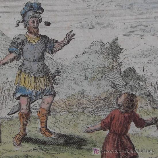 Arte: David y Goliath, 1680 - Foto 1