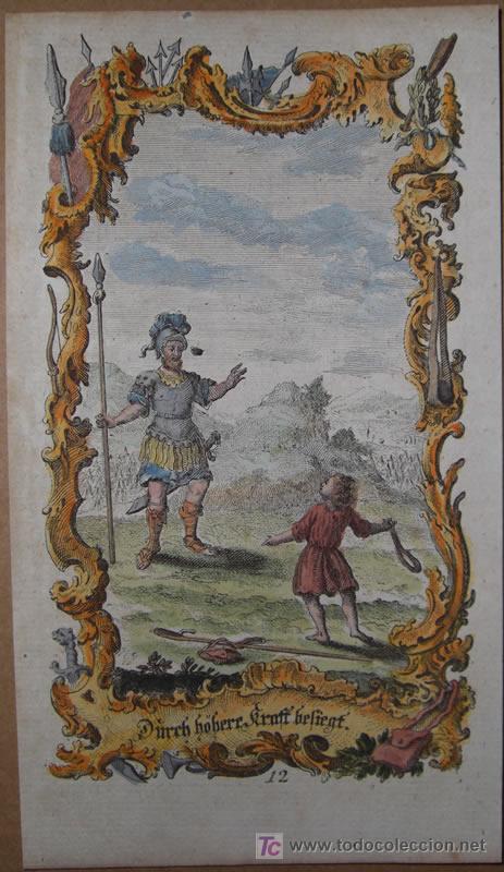 Arte: David y Goliath, 1680 - Foto 2