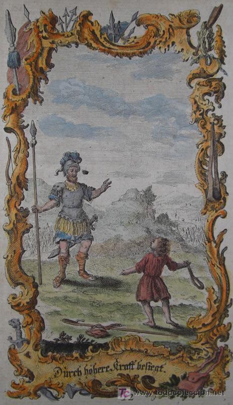 Arte: David y Goliath, 1680 - Foto 3