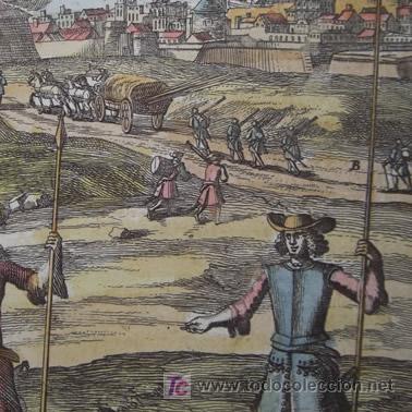 Arte: Escena de batalla de Mallet, 1696 - Foto 1