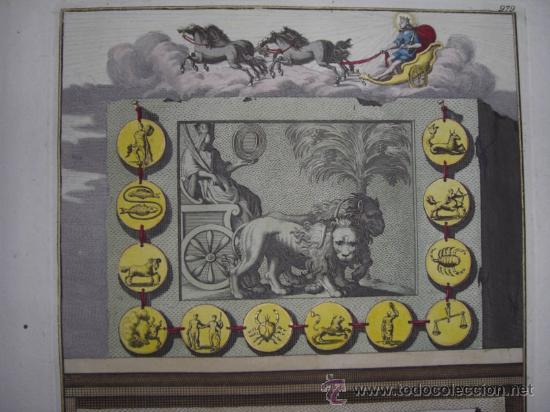 Arte: Signos del Zodiaco, Goeree, 1690 - Foto 3