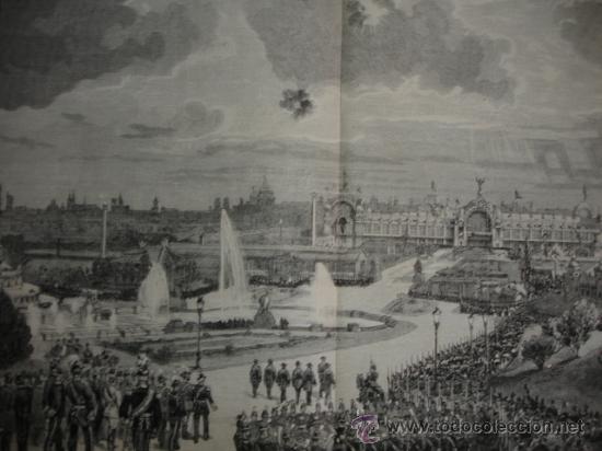 Arte: PARIS,EXPOSICION UNIVERSAL  INAGURACION