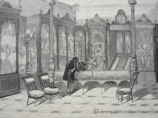Arte: MADRID.PRINCIPE 7.ESTABLECIMIENTO DE MENESES E HIJO ,METAL PLATEADO