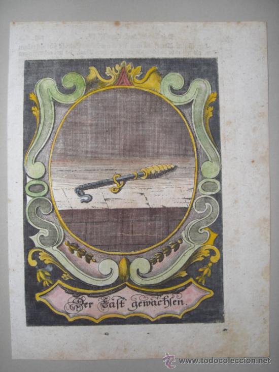 Arte: Balanza antigua alemana, 1680 - Foto 2