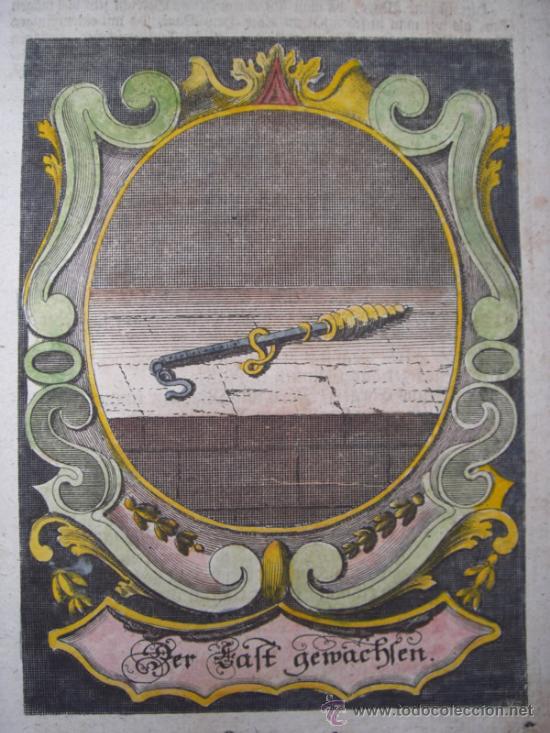 Arte: Balanza antigua alemana, 1680 - Foto 3