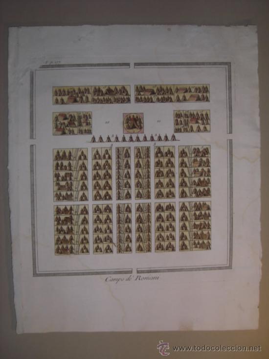 Arte: Campamento romano de Rollin, 1795 - Foto 2