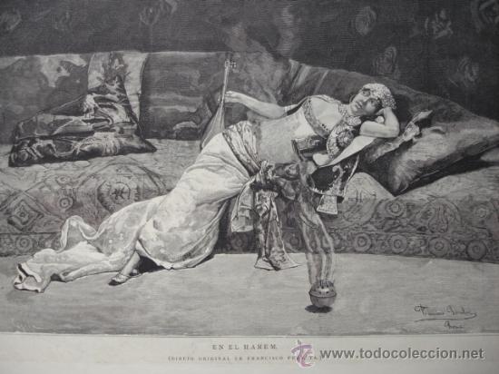 Arte: EN EL HAREM,FRANCISCO PERALTA - Foto 1