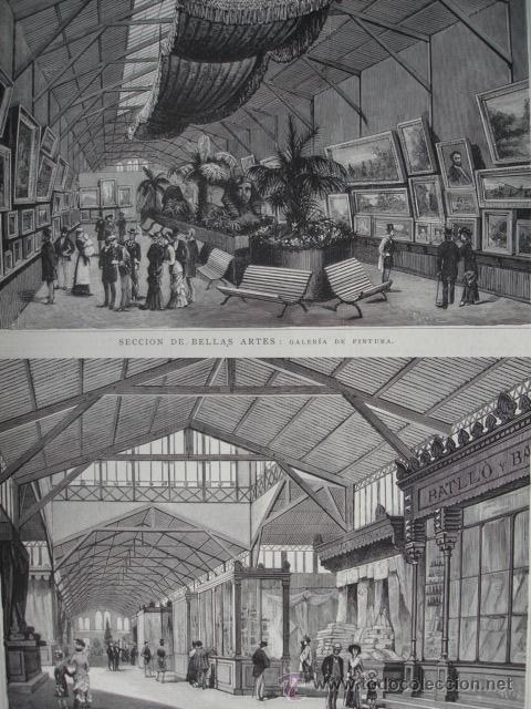 Arte: VILLANUEVA Y GELTRU,ESPOSICION REGIONAL 1882
