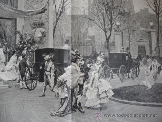 Arte: LA SALIDA DE UN BAILE DE MASCARAS,RAIMUNDO DE MADRAZO