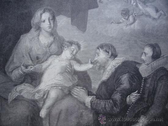 Arte: LA VIRGEN DE LOS DONANTES.VAN DYCK - Foto 1