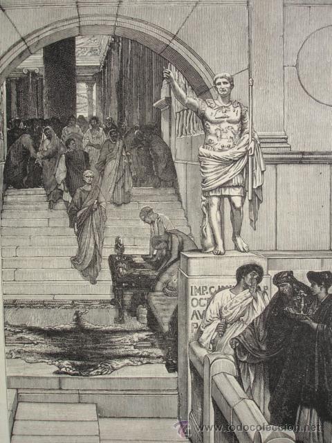 Arte: UNA AUCIENCIA DE AGRIPA.ALMA TADEMA