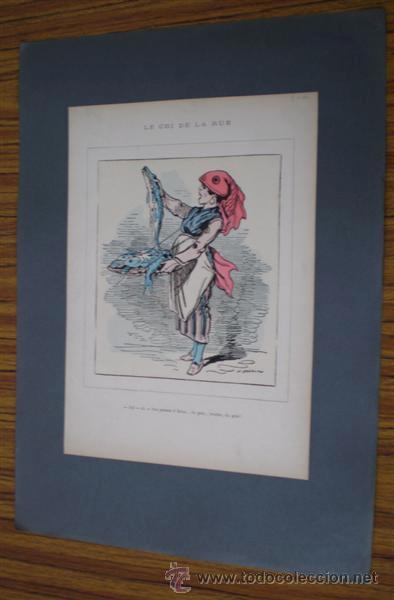 Arte: Grabado franc&eacute;s 1913 - Foto 1