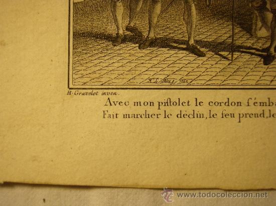 Arte: GRABADO EN COLOR DE 1762 - Foto 5