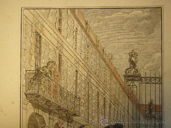 Arte: GRABADO EN COLOR DE 1762 - Foto 3