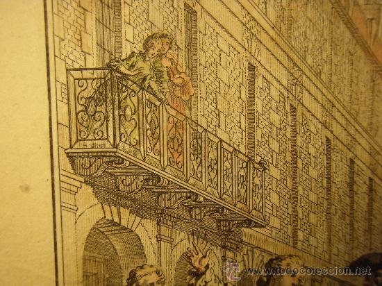Arte: GRABADO EN COLOR DE 1762 - Foto 7