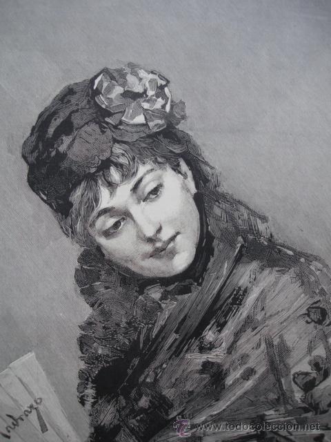 Arte: UN MODELO RAIMUNDO DE MADRAZO - Foto 1