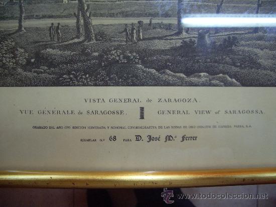 Arte: GRABADO DE ZARAGOZA ANTIGUA - Foto 4