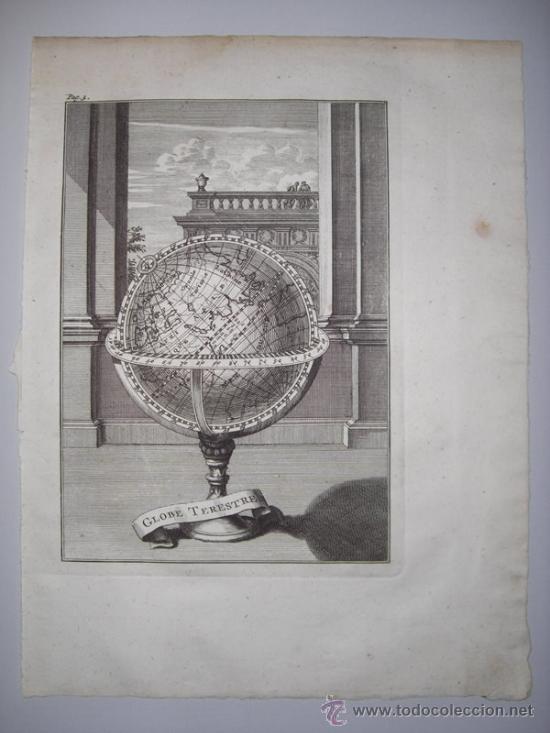 Arte: Globo terrestre de Van Der Aa, 1729 - Foto 2
