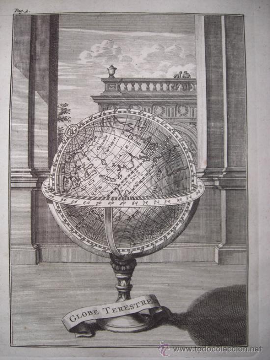 Arte: Globo terrestre de Van Der Aa, 1729 - Foto 3