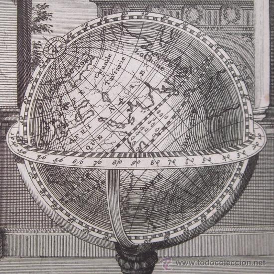 Arte: Globo terrestre de Van Der Aa, 1729 - Foto 1