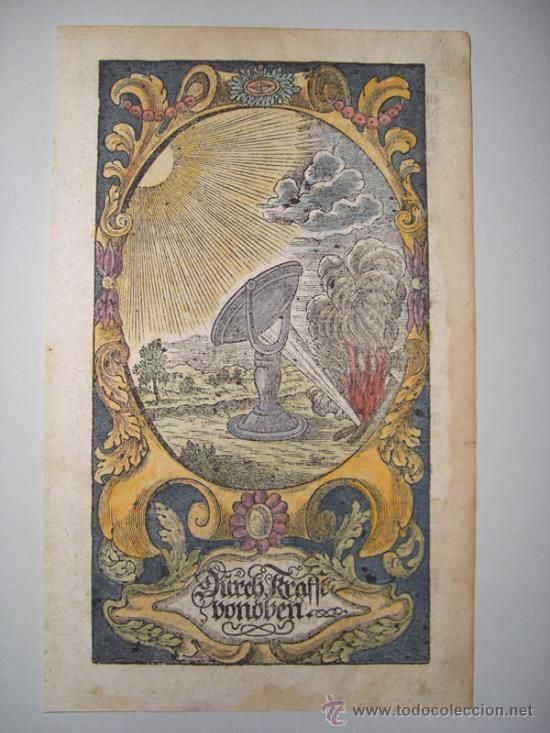 Arte: Sol reflejado a trav&eacute;s de un cristal, 1680 - Foto 2