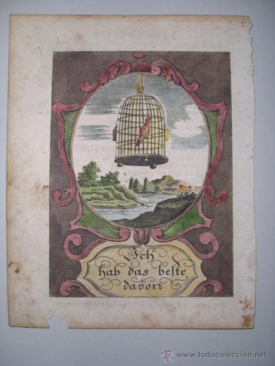 Arte: P&aacute;jaro enjaulado, 1680 - Foto 2