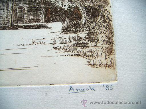 Arte: Grabado firmado Anouk 85 - Foto 3