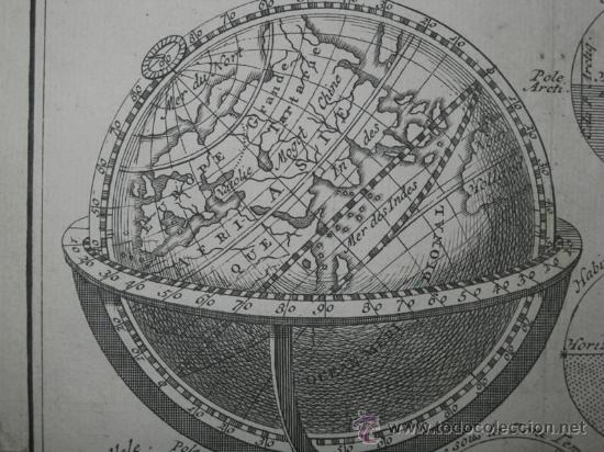 Arte: Globo terr&aacute;queo y esfera celeste de Chiquet, 1719 - Foto 7