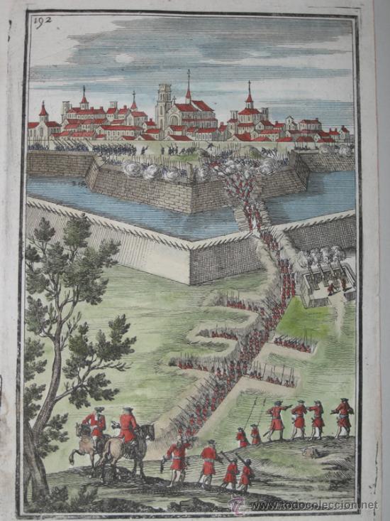 Arte: Asalto a una ciudad de Mallet, 1684 - Foto 3