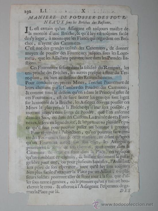 Arte: Asalto a una ciudad de Mallet, 1684 - Foto 4