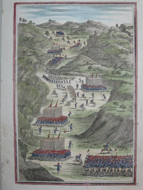 Arte: Ejercito marchando en formaci&oacute;n de Mallet, 1684 - Foto 3