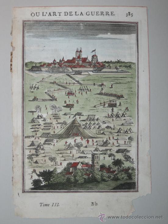 Arte: Cuartel general del ej&eacute;rcito de Mallet, 1684 - Foto 2