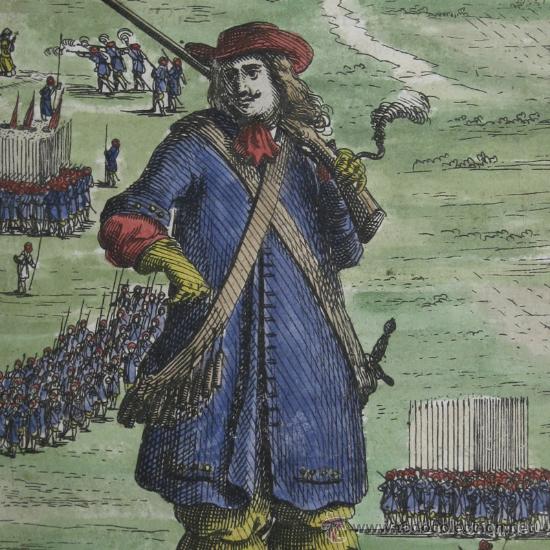 Arte: Mosquetero de Mallet, 1684 - Foto 1
