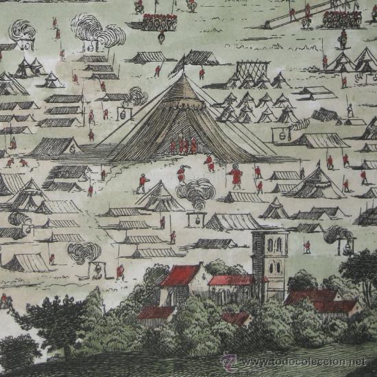Arte: Cuartel general del ej&eacute;rcito de Mallet, 1684 - Foto 1