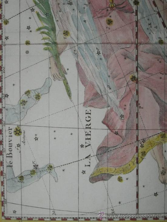 Arte: Constelaci&oacute;n de Virgo de Flamsteed, 1776 - Foto 6