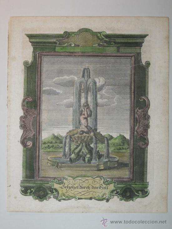 Arte: Fuente barroca, 1680 - Foto 2