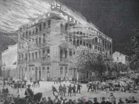 Arte: MADRID.INCENDIO CALLE QUINTANA