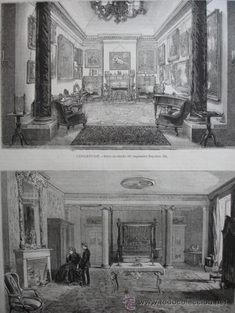 Arte: CHISLEHURST.APOSENTOS DE NAPOLEON III Y EUGENIA DE MONTIJO