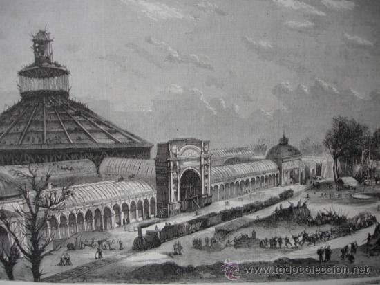 Art: VIENA,EXPOSICION UNIVERSALLLEGADA PRIMER TREN