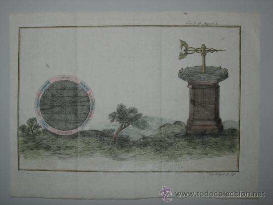Arte: Br&uacute;jula y Rosa de los Vientos de Cellarius, 1776 - Foto 2