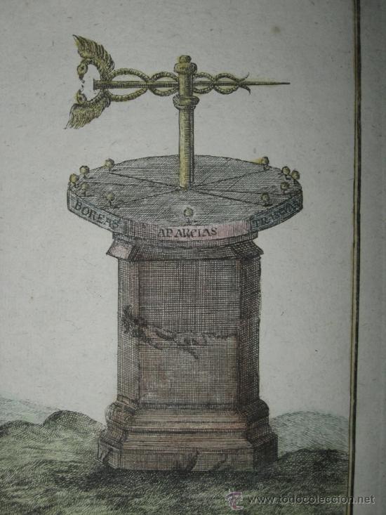 Arte: Br&uacute;jula y Rosa de los Vientos de Cellarius, 1776 - Foto 6