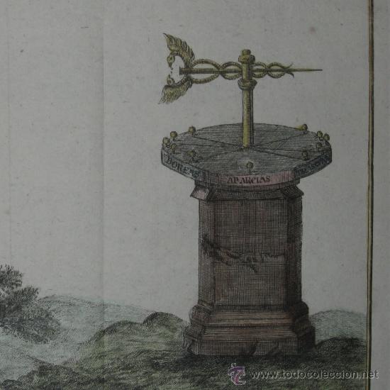 Arte: Br&uacute;jula y Rosa de los Vientos de Cellarius, 1776 - Foto 1