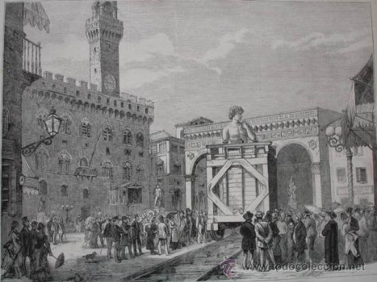 Arte: FLORENCIA,TRASLADO DEL DAVID - Foto 1