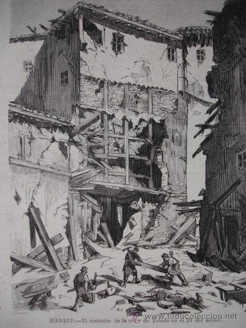Arte: MADRID,SINIESTRO CALLE TOLEDO