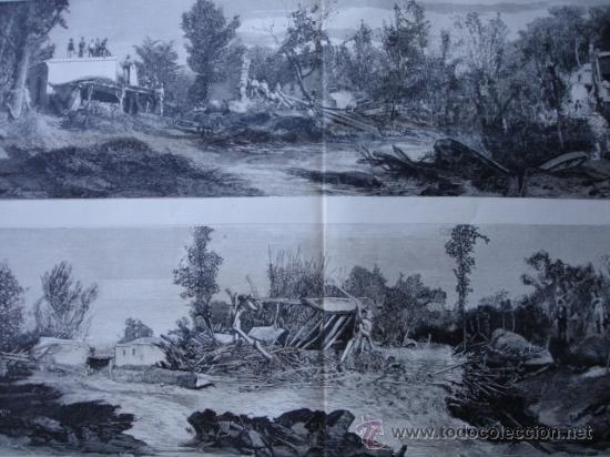 Arte: ,MURCIA,VISTA DE LA HUERTA TRAS LAS INUNDACIONES