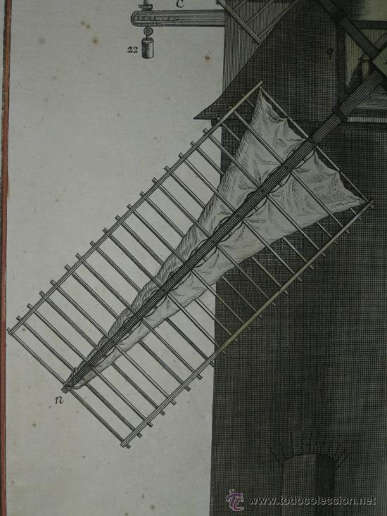 Arte: Molino hidr&aacute;ulico de Diderot, 1771 - Foto 6